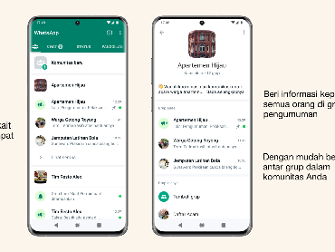 img-title Bisa Rangkum Banyak Grup, WhatsApp Rilis Fitur Komunitas