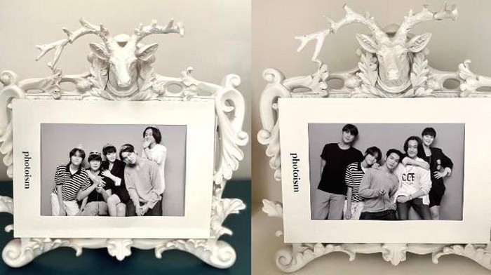 Foto yang menghangatkan hati para netizen! Kim Hye Soo dan para putranya di drama melakukan foto box bersama, yang hasilnya dibingkai dalam pigura cantik!/ foto: instagram.com/hs_kim_95