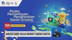 VIDEO: Jabodetabek Mulai Nikmati Siaran Digital