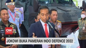 VIDEO: Jokowi Buka Pameran Indo Defence 2022