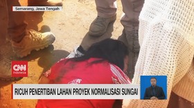 VIDEO: Ricuh Penertiban Lahan Proyek Normalisasi Sungai