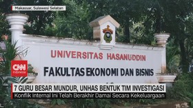 VIDEO: 7 Guru Besar Mundur, Unhas Bentuk Tim Investigasi