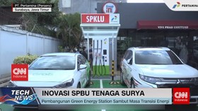 VIDEO: Inovasi SPBU Tenaga Surya atau Green Energi Station