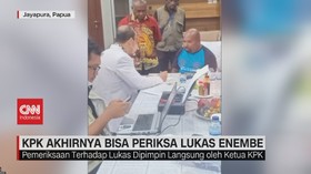 VIDEO: KPK Akhirnya Bisa Periksa Lukas Enembe