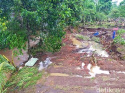 Raibnya Puluhan Makam-Jenazah di Glenmore Banyuwangi Akibat Banjir Bandang