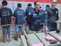 Keroyok Warga Labuhanbatu Pakai Palu Godam, 5 Pria Ditangkap