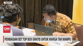 VIDEO: Pembagian Set Top Box Gratis Untuk Warga Tak Mampu