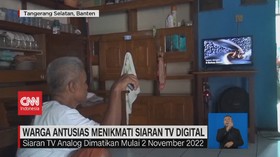 VIDEO: Warga Antusias Menikmati Siaran Tv Digital
