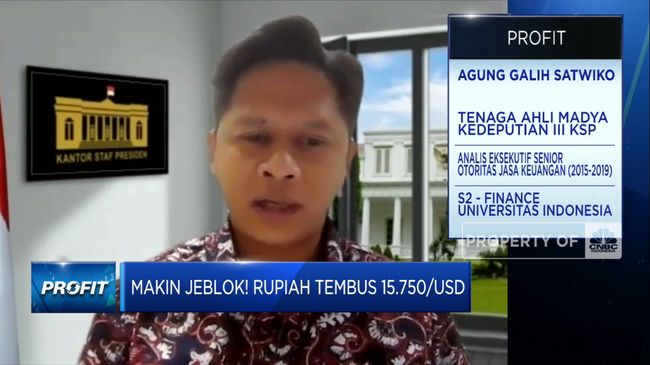 Rupiah Tembus Rp 15.700/USD, Ini Tanggapan Staf Jokowi