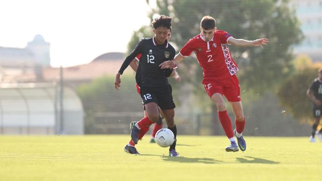 Formation of the Indonesia U-20 team against Baerum SK: Ivar and Justin Starter