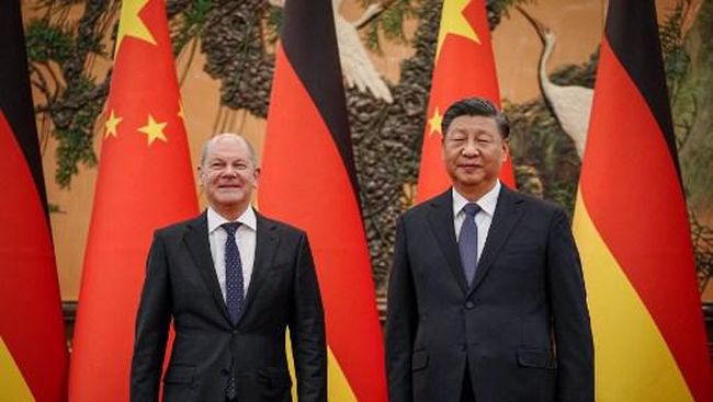 Sempat Bikin AS Cemas, Kanselir Jerman & Xi Jinping Bahas Ini