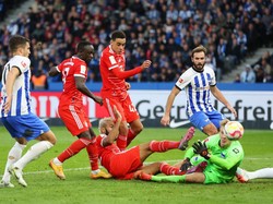 Sengit! Tonton Gol-gol Hertha Berlin Vs Bayern Munich