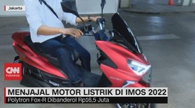 VIDEO: Menjajal Motor Listrik di IMOS 2022