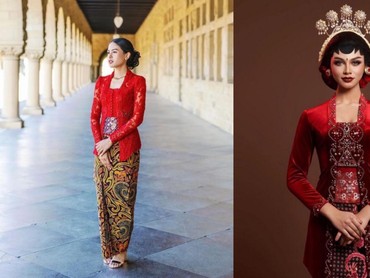 img-title Artis Kebaya Merah Seksi nan Memikat, Ini Fotonya