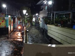 Permukiman di Gondokusuman Jogja Sempat Kebanjiiran gegara Luapan Sungai
