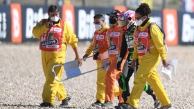 Masia Minta Maaf Usai Adu Jotos di FP3 Moto3 Valencia