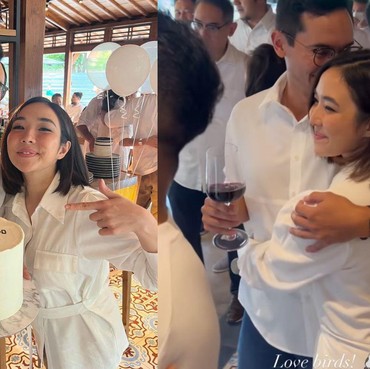 Go Public! 7 Potret Gisel Rayakan Ultah Rino Soedarjo Mesra Peluk & Cium