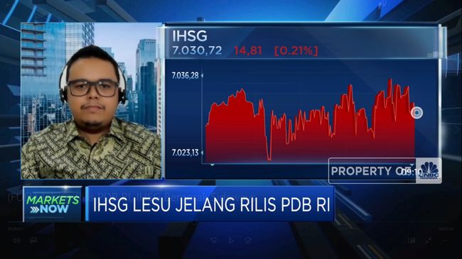 Jelang Rilis PDB RI, IHSG Bergerak Sideways