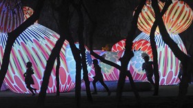 FOTO: Gemerlap Festival Cahaya di Riyadh