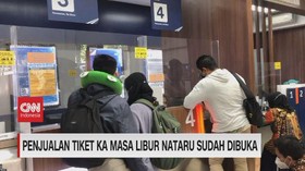 VIDEO: Penjualan Tiket KA Masa Libur Nataru Sudah Dibuka