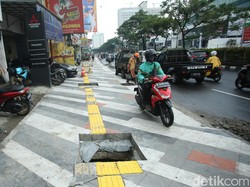 Warga Keluhkan Jalan Margonda Makin Macet Imbas Revitalisasi Trotoar