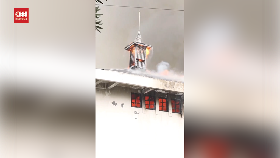 VIDEO: Penampakan Kebakaran di Balai Kota Bandung