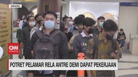 VIDEO: Antrean Mengular Para Pencari Kerja di Jobfair
