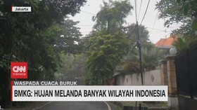 VIDEO: BMKG: Hujan Melanda Banyak Wilayah Indonesia