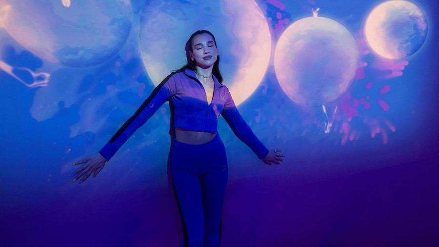 CHICAGO, ILLINOIS - JULY 28: Dua Lipa visits the Flutur x Puma Experience at Michigan Avenue on July 28, 2022 in Chicago, Illinois. (Photo by Barry Brecheisen/Getty Images for Puma)
