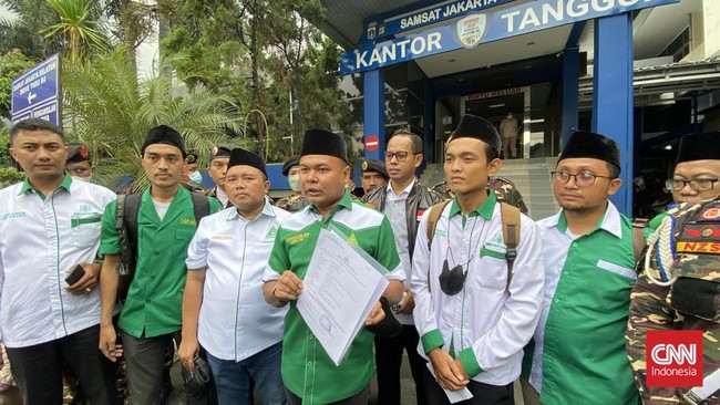 GP Ansor DKI Jakarta resmi melaporkan Faizal Assegaf ke polisi terkait kasus dugaan pencemaran nama baik Ketum PBNU Yahya Cholil Staquf.