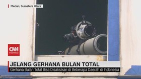 VIDEO: Jelang Gerhana Bulan Total di Observatorium Ilmu Falak UMSU