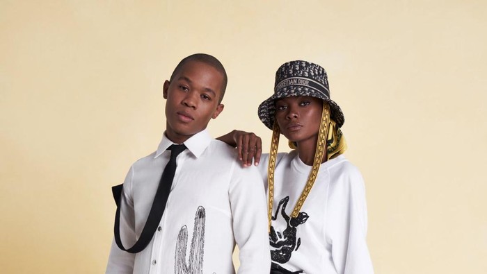 Dior Rilis Koleksi Kolaborasi dengan Thebe Magugu, Sekaligus Dukung Badan Amal Milik Charlize Theron