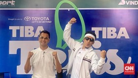 Raffi Ahmad Siapkan Mental Jelang Lawan Desta Tanding Tenis