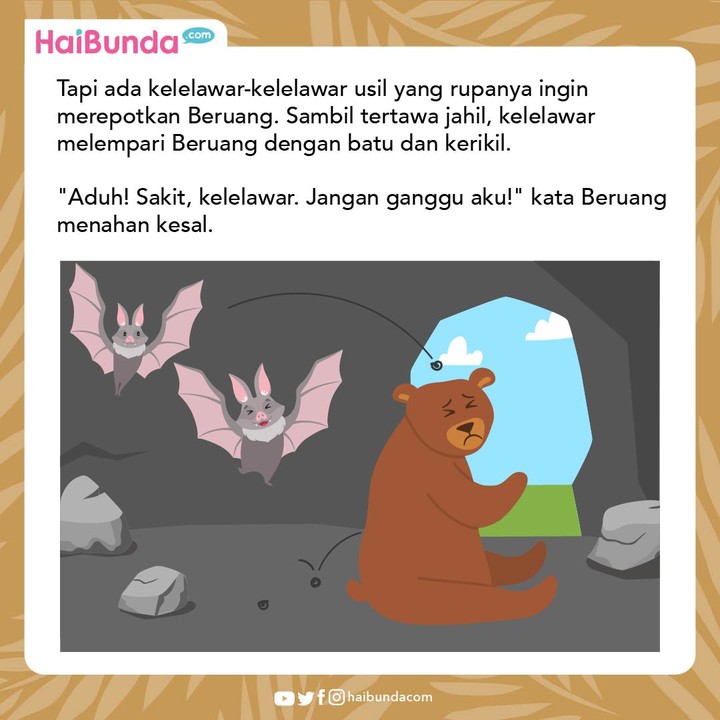 Cerita Fabel Beruang Tidak Suka Diganggu
