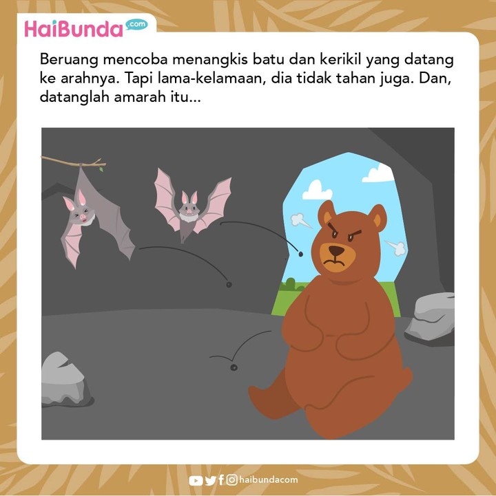 Cerita Fabel Beruang Tidak Suka Diganggu