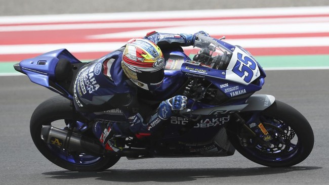Pembalap Pata Yamaha with Brixx World Superbike (WSBK) 2022, Andrea Locatelli memuji habis-habisan Sirkuit Mandalika.