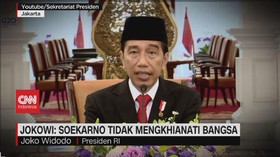 VIDEO: Jokowi: Soekarno Tidak Mengkhianati Bangsa