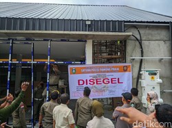Satpol PP Segel Proyek Restoran Pizza Hut di Parepare, Perizinan Belum Tuntas