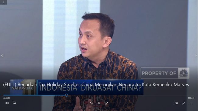 Tax Holiday Smelter China Disebut Merugikan Negara, Benarkah?