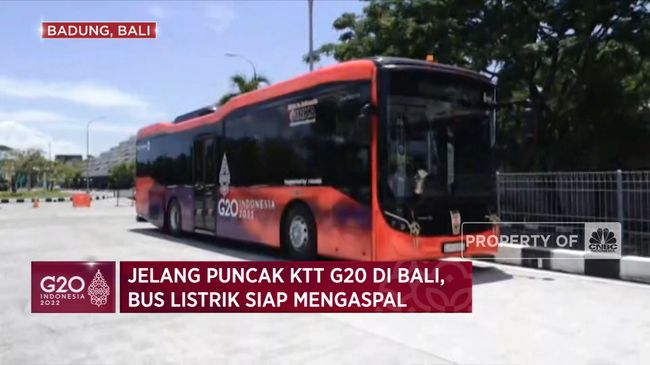 Bus Listrik Siap Mengaspal Jelang G20