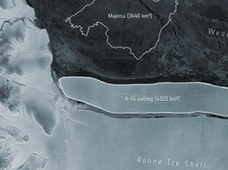 Bongkahan Es Terbesar Dunia Lepas dari Antartika, Air Laut Bisa Naik