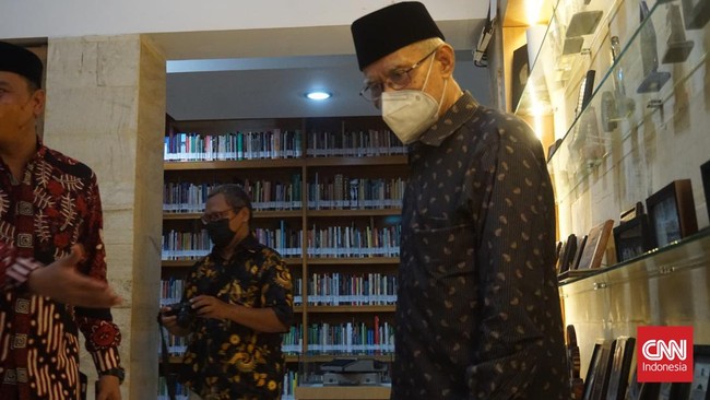 PP Muhammadiyah resmi menjadikan kediaman almarhum Syafii Maarif di Sleman, sebagai pusat perpustakaan dan dokumentasi dengan nama Serambi Buya Syafii.