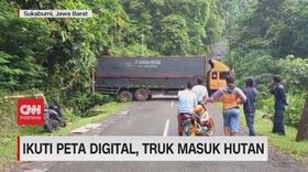 VIDEO: Ikuti Peta Digital, Truk Masuk Hutan