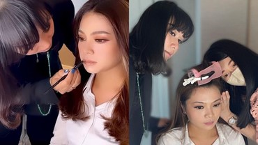 img-title Tanggalkan Pangkat Bripda, 7 Potret Puput Istri Ahok Belajar Jadi MUA