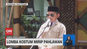 VIDEO: Seni Mural Wajah Pahlawan, Lomba Kostum Mirip Pahlawan