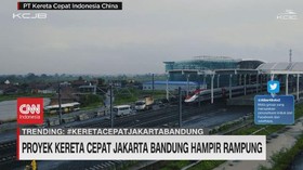 VIDEO: Proyek Kereta Cepat Jakarta-Bandung Hampir Rampung