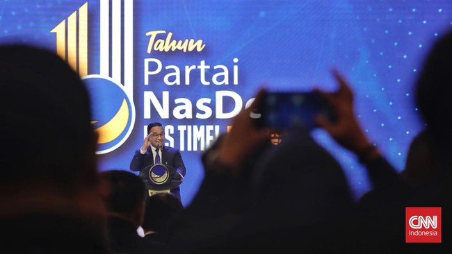 Ketua DPP NasDem menganggap spanduk berisi penolakan Anies di NTB itu biasa saja, justru sambutan masyarakat begitu hangat dan luar biasa.