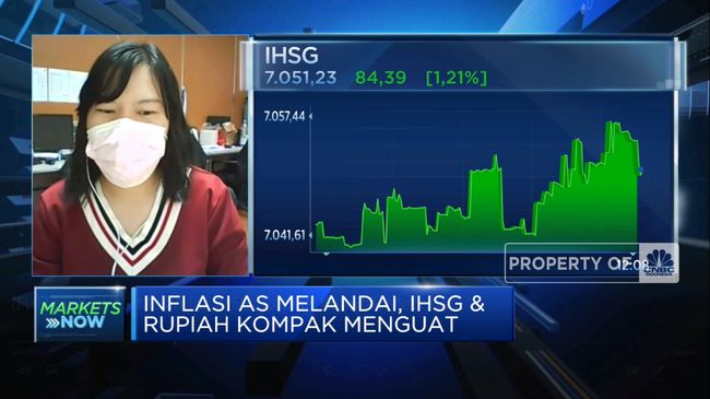 Inflasi AS Melandai, IHSG & Rupiah Kompak Menguat
