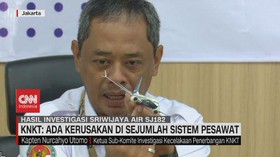 VIDEO: KNKT: Ada Kerusakan di Sejumlah Sistem Pesawat