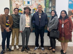15 Lukisan Seniman Yogyakarta Iqi Qoror Mejeng di Los Angeles
